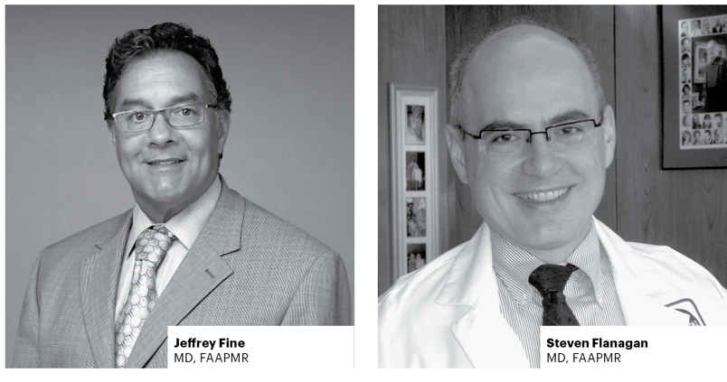 Jeffrey Fine, MD, FAAPMR and Steven Flanagan, MD, FAAPMR (left to right).