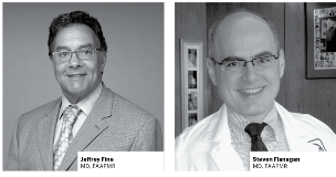 Jeffrey Fine, MD, FAAPMR and Steven Flanagan, MD, FAAPMR (left to right).